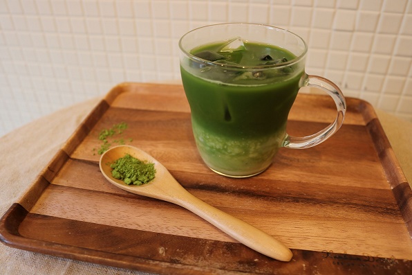 Iced Matcha Amazake